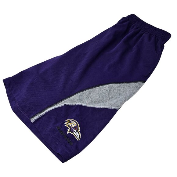 NFL Team‎ Apparel Baltimore Ravens Purple & Gray Mens Athletic Shorts M - Picture 1 of 6